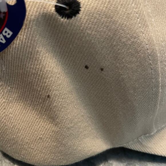 I Love Jesus Old English Script Hat Cap Tan God Bible Faith 90s Cotton Acrylic - Picture 7 of 10